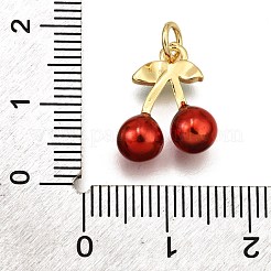 Brass Enamel Pendants&nbsp;KK-K401-47A-G