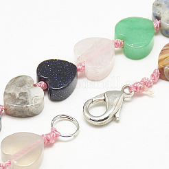 Natural/Synthetic Gemstone Beaded Necklaces&nbsp;NJEW-S403-22