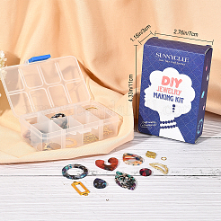 DIY Resin Dangle Earring Making Kits&nbsp;FIND-SC0001-72
