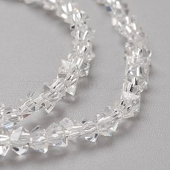 Transparent Solid Color Glass Beads Strands&nbsp;X-GLAA-L031-01-B01