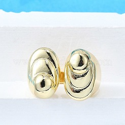 Brass Cuff Rings for Women&nbsp;RJEW-G347-03G
