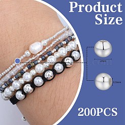 925 Sterling Silver Spacer Beads&nbsp;STER-SZ0001-04