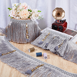 4M Polyester Fringe Tassel Trim&nbsp;DIY-OC0013-37E