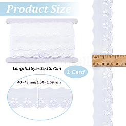 15 Yards Flat Hollow Cotton Lace Trim&nbsp;OCOR-GF0006-08
