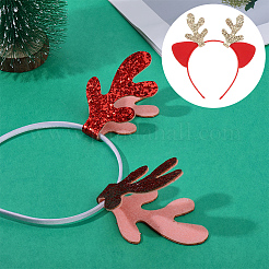 30Pcs 3 Colors Christmas Theme Imitation Leather Ornament Accessories&nbsp;DIY-GF0011-74A