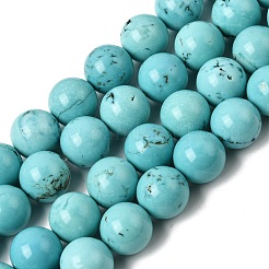 Natural Magnesite Beads Strands&nbsp;G-E384-01-12mm-01
