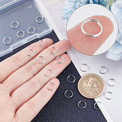 20Pcs 925 Sterling Silver Split Jump Rings&nbsp;STER-BBC0001-33B