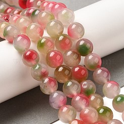 Natural Dyed White Jade Beads Strands&nbsp;G-M402-C04-13