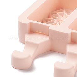 Food Grade DIY Rectangle Ice-cream Silicone Molds&nbsp;DIY-D062-06C