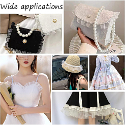 Chinlon Organza Elastic Lace Ribbon&nbsp;EC-WH0013-12A