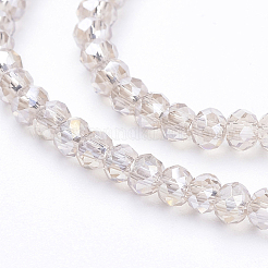 Electroplate Glass Beads Strands&nbsp;EGLA-F003-C13
