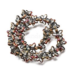 Electroplated Transparent Glass Beads Strands&nbsp;GL-CBA98F0-03E