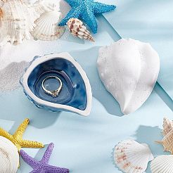 Ocean Style Porcelain Storage Box&nbsp;AJEW-WH0329-50