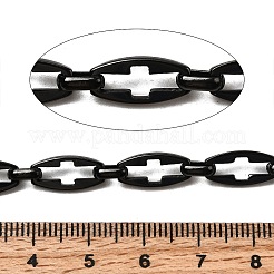 304 Stainless Steel Hollow Cross Link Chains&nbsp;CHS-S012-23B