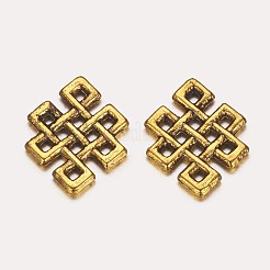 Tibetan Style Alloy Rhombus Charms&nbsp;GLF0194Y