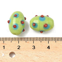 Handmade Lampwork Bumpy Beads&nbsp;LAMP-U004-04C