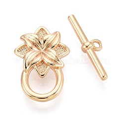 10Pcs Brass Toggle Clasps&nbsp;KK-T073-41G