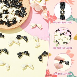 40Pcs 2 Colors Opaque Acrylic Beads&nbsp;SACR-CJ0001-91