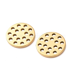 Hollow 304 Stainless Steel Charms&nbsp;STAS-G385-05G-03