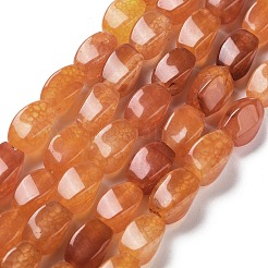 Natural Dragon Veins Agate Beads Strands&nbsp;G-G172-01T