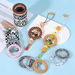 32Pcs 16 Styles Food Grade Eco-Friendly Silicone Pendants&nbsp;SIL-SZ0001-64B