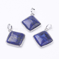 Natural Lapis Lazuli Pendants&nbsp;X-G-E420-05P