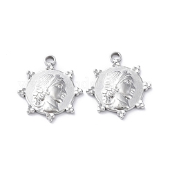 Non-Tarnish 304 Stainless Steel Pendants&nbsp;STAS-P324-30P