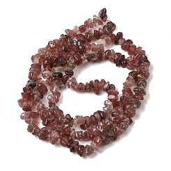 Natural Strawberry Quartz Beads Strands&nbsp;GG-CBAC13F-B05-01