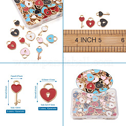Alloy Enamel Pendants&nbsp;ENAM-TA0002-22