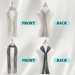 5Pcs 5 Colors Polyester Scarves&nbsp;AJEW-HY0003-59