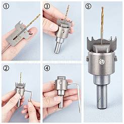 Wooden Bead Maker Beads Drill Bit Milling Cutter Set&nbsp;TOOL-WH0016-96