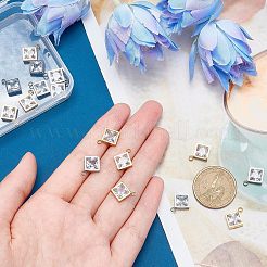 16Pcs 2 Colors 304 Stainless Steel Charms&nbsp;STAS-UN0035-45