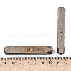 (Defective Closeout Sale) Iron Seal Stamps Set&nbsp;AJEW-XCP0003-58