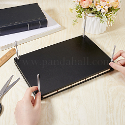 Rectangle Bamboo Portable Book Press Bookbinding Tool&nbsp;DIY-WH0496-97D-04