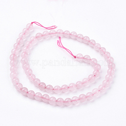 Natural Rose Quartz Bead Strands&nbsp;G-R193-13-6mm
