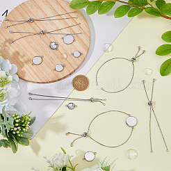 DIY Blank Dome Links Bracelet Making Kits&nbsp;DIY-DC0002-48