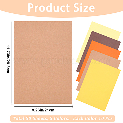 50 Sheets A4 Craft Paper Cardstock&nbsp;DIY-CP0010-85B-01