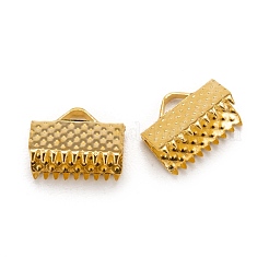 Iron Ribbon Crimp Ends&nbsp;E143Y-G