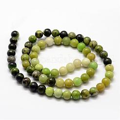 Natural Serpentine Beads Strands&nbsp;G-N0170-002-4.5mm
