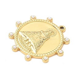 304 Stainless Steel Pendants&nbsp;STAS-C134-36G