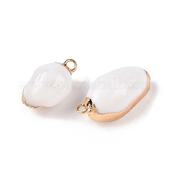 Natural Sea Shell Pendants&nbsp;SSHEL-N038-36