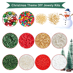 Christmas Theme DIY Jewelry Kits&nbsp;DIY-WH0223-92