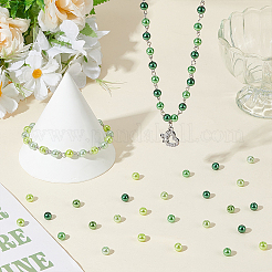 300Pcs 6 Colors Baking Paint Pearlized Glass Pearl Round Beads&nbsp;HY-WR0001-02D