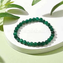 Natural Emerald Beaded Bracelets&nbsp;BJEW-JB10214-02