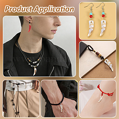 40Pcs 4 Colors Acrylic Pendants&nbsp;FIND-GA0008-65