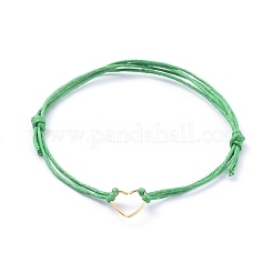 Adjustable Waxed Cotton Cord Bracelets&nbsp;BJEW-JB05064