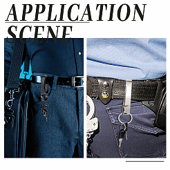 2 Sets 2 Colors Belt Loop Keychain Chip&nbsp;KEYC-CP0001-23