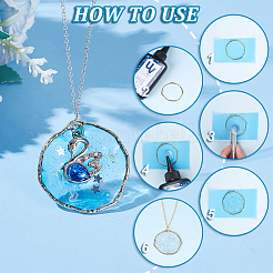 Alloy Open Back Bezel Pendants&nbsp;PALLOY-OC0001-66