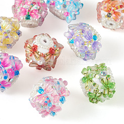 9Pcs Opaque Acrylic Beads&nbsp;OACR-TA0004-63