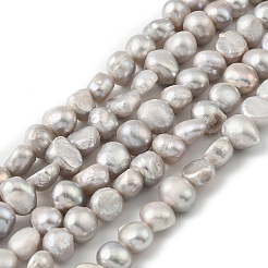 Natural Cultured Freshwater Pearl Beads Strands&nbsp;PEAR-P064-19J-03C